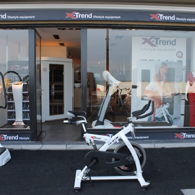 X-Trend Trilplaat Fitness Winkel Bedrijf Xtrend Knokke